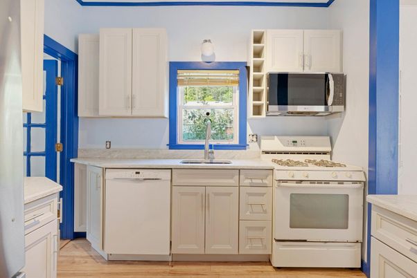 Interior, Kitchen, Wood Texture Flooring