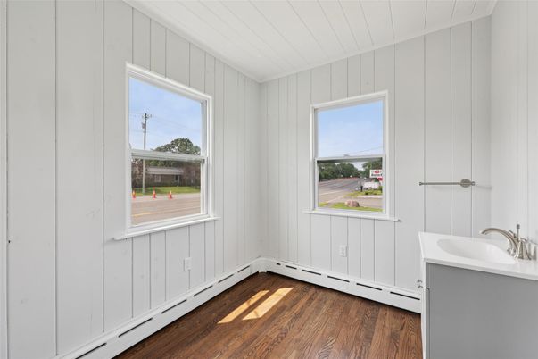 Bathroom, Interior, Wood Texture Flooring