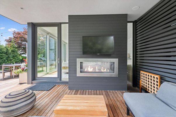 Fireplace, Interior, Wood Texture Flooring