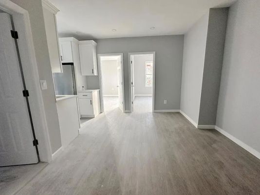 Empty room, Interior, Kitchen, Wood Texture Flooring