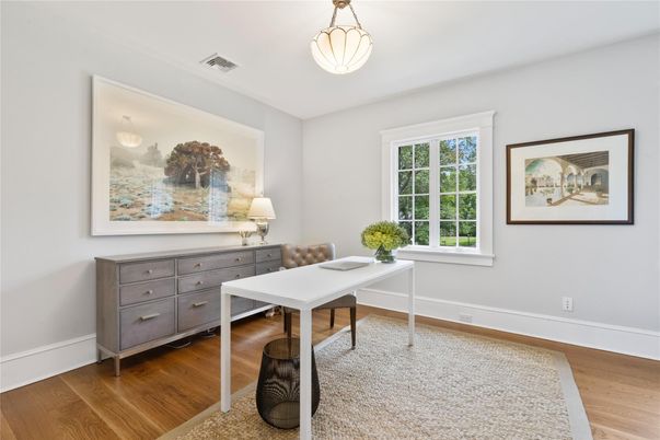 Home Office, Interior, Wood Texture Flooring