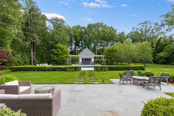 Backyard, Exterior, Fireplace