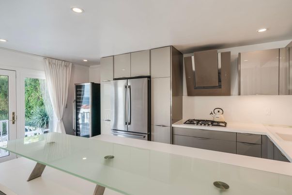 Interior, Kitchen, Recessed Lighting, Stainless Steel Appliances