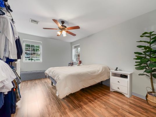 Bedroom, Interior, Wood Texture Flooring
