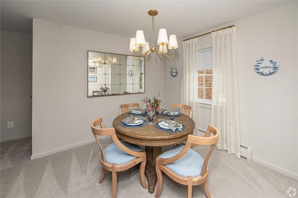 Chandelier, Dining room, Interior