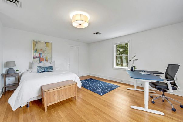 Bedroom, Home Office, Interior, Wood Texture Flooring