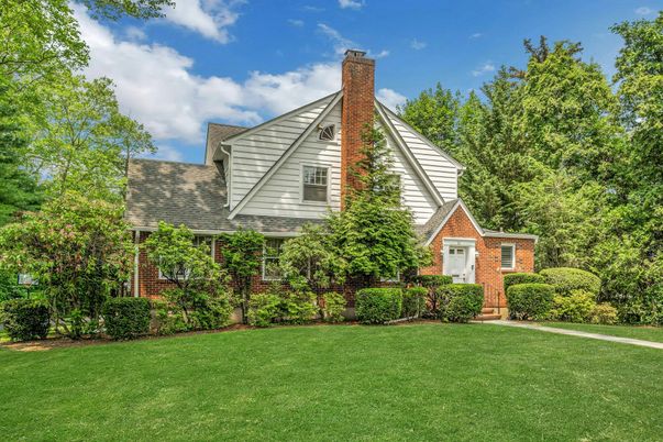 Exterior, Facade, Brick Facade, Tudor Revival