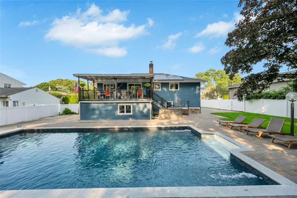 Exterior, Pool, Solar Panels