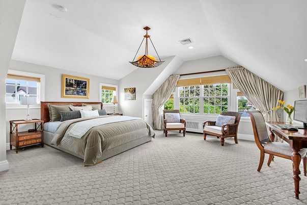 Bedroom, Interior, Pendant Lights, Recessed Lighting