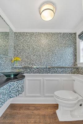 Bathroom, Interior, Wood Texture Flooring