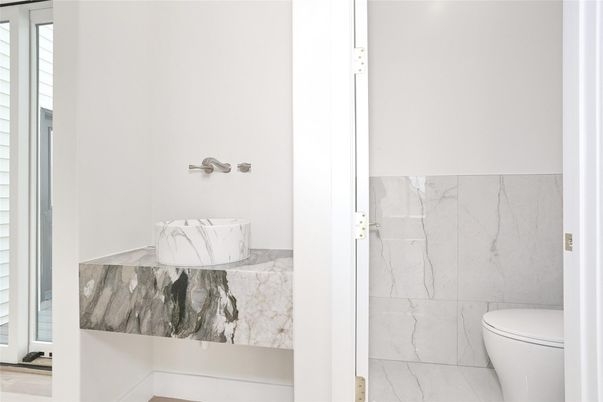 Bathroom, Interior, Marble Walls