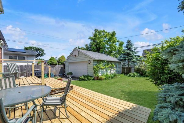 Backyard, Detached Garage, Exterior