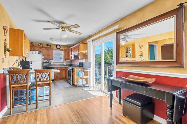 Interior, Kitchen, Wood Texture Flooring