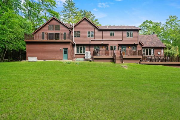 Backyard, Exterior, Facade, Log Home