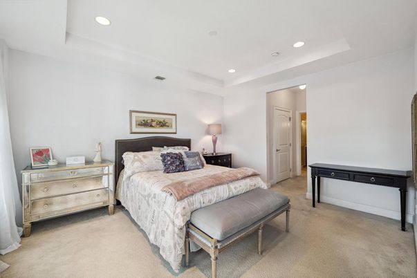 Bedroom, Interior, Recessed Lighting
