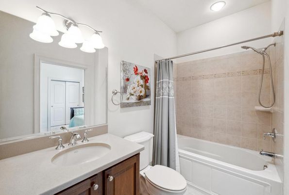 Bathroom, Interior, Recessed Lighting