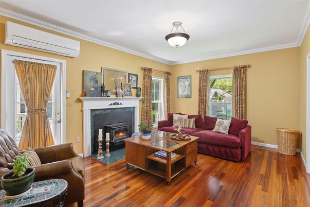 Fireplace, Interior, Living room, Wood Texture Flooring