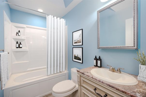 Bathroom, Interior, Recessed Lighting