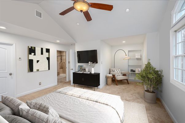 Bedroom, Interior, Living room, Recessed Lighting