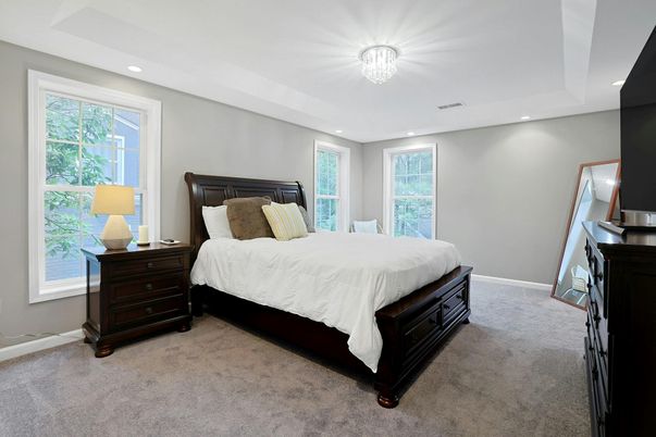 Bedroom, Interior, Recessed Lighting