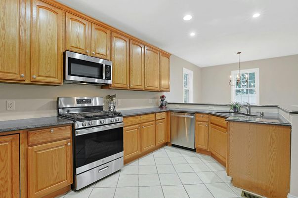 Interior, Kitchen, Recessed Lighting, Stainless Steel Appliances