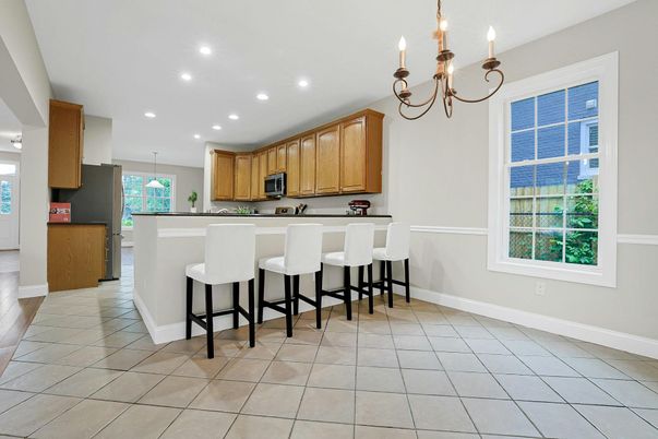 Chandelier, Interior, Kitchen, Recessed Lighting
