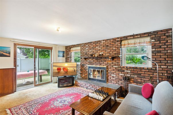 Fireplace, Interior, Living room, Stone Walls