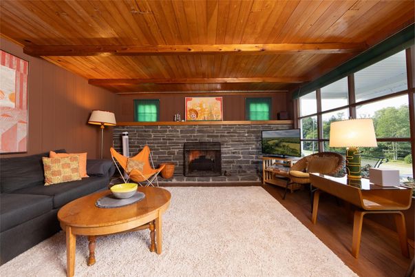 Fireplace, Interior, Living room, Wooden Beams, Wooden Ceilings, Wood Texture Flooring