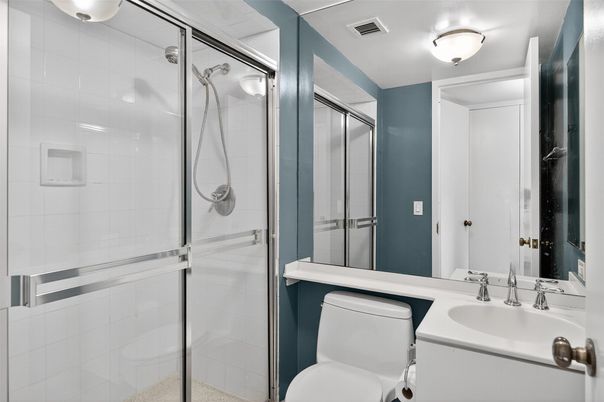 Bathroom, Glass Shower, Interior