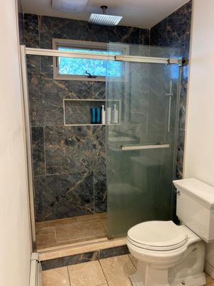 Bathroom, Glass Shower, Interior