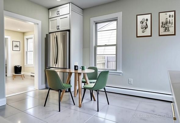 Dining room, Interior, Recessed Lighting