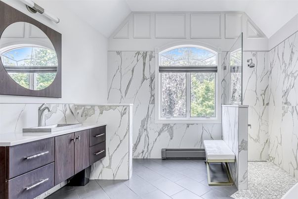 Bathroom, Interior, Marble Walls