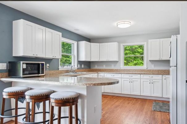 Interior, Kitchen, Wood Texture Flooring