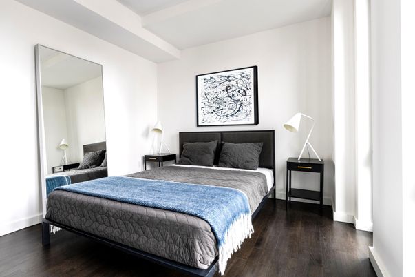 Bedroom, Interior, Wood Texture Flooring