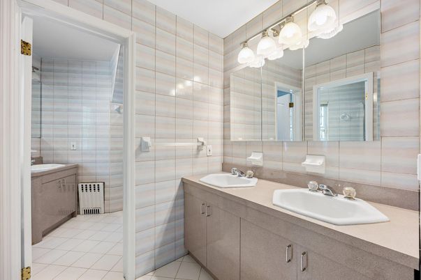 Bathroom, Dual Sink Vanities, Glass Shower, Interior