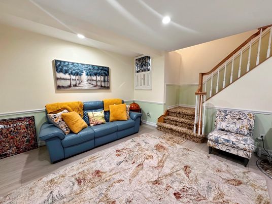 Interior, Living room, Recessed Lighting