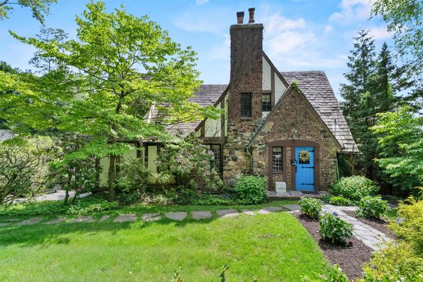 Exterior, Facade, Brick Facade, Tudor Revival