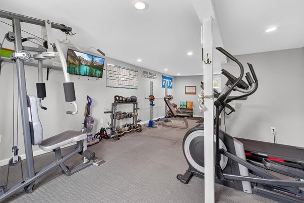 Fitness Equipment, Interior, Recessed Lighting