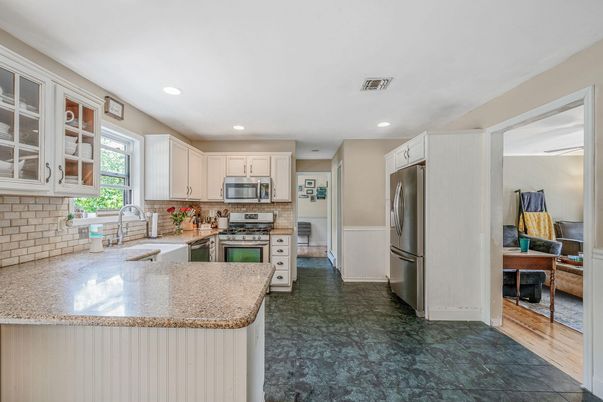 Interior, Kitchen, Recessed Lighting, Stainless Steel Appliances