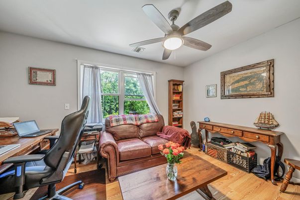 Home Office, Interior, Wood Texture Flooring