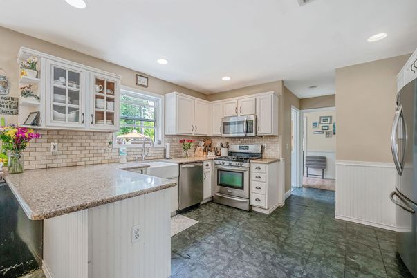 Interior, Kitchen, Recessed Lighting, Stainless Steel Appliances
