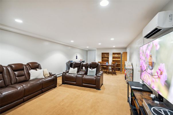 Dining room, Interior, Living room, Recessed Lighting, Theatre Room