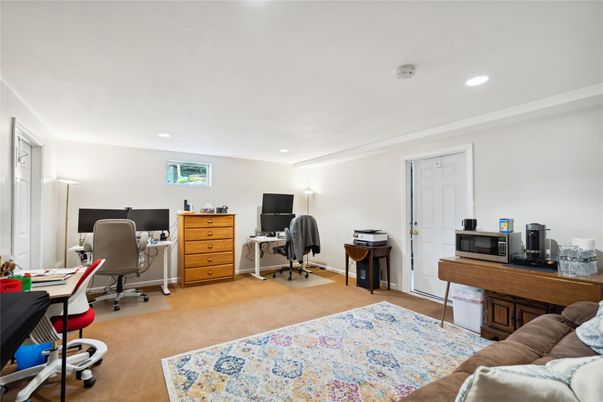 Home Office, Interior, Recessed Lighting
