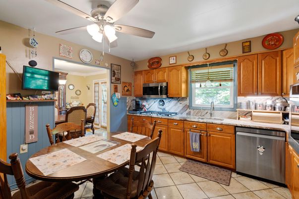 Dining room, Interior, Kitchen
