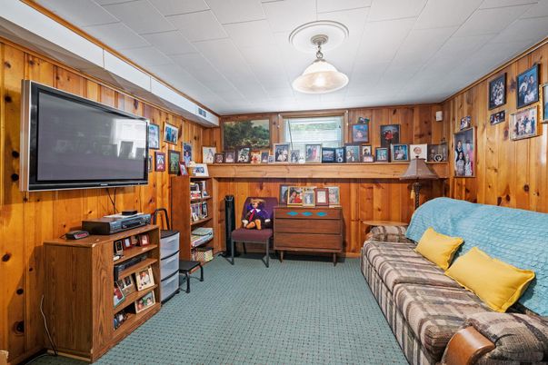 Interior, Living room, Wooden Walls