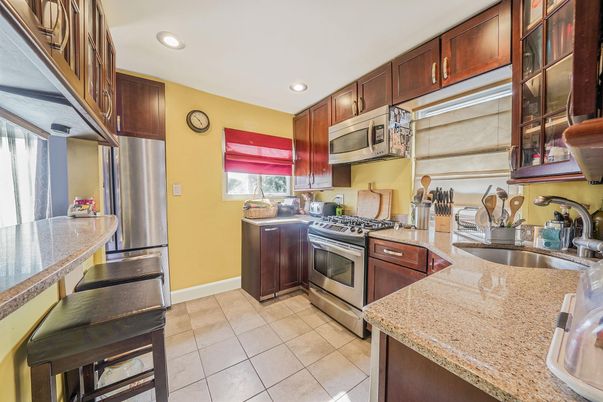 Interior, Kitchen, Recessed Lighting, Stainless Steel Appliances