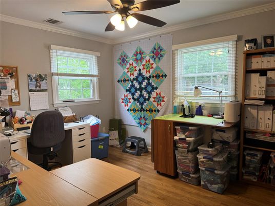 Home Office, Interior, Wood Texture Flooring