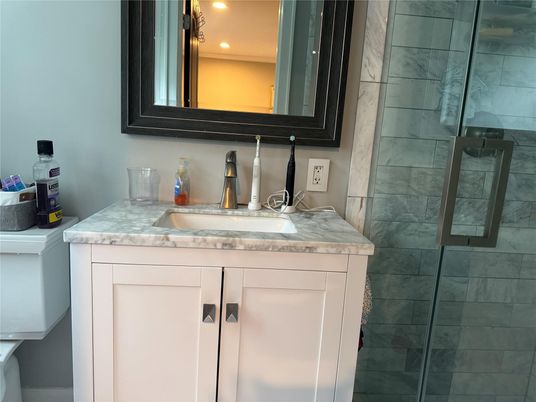 Bathroom, Interior, Marble Walls