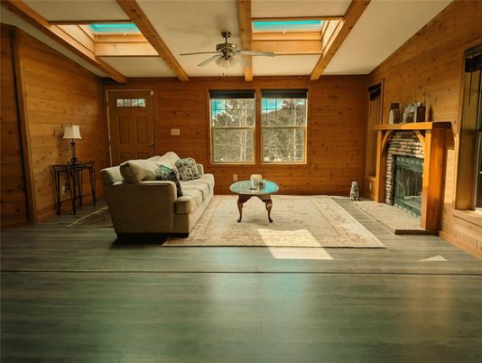 Fireplace, Interior, Living room, Wooden Beams, Wood Texture Flooring, Wooden Walls