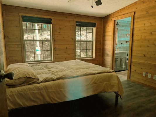 Bedroom, Interior, Wooden Walls